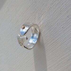 Eden Hand Arts Fish Ring Sz 4